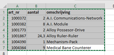 importeren-order-spreadsheet-spreadsheet